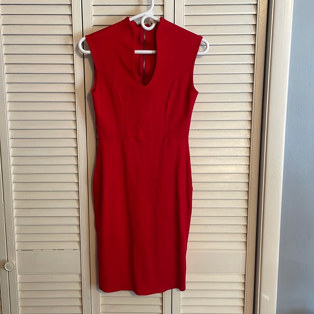 Red dress